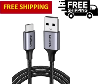 UGREEN USB A to USB C QC 3.0 Type C Fast Charging Cable for Apple/Samsung/Huawei - Image 1 of 4