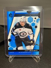 Jeff Malott 2022-23 SP Game Used Future Watch Limited Blue #'d /399 Rookie JETS
