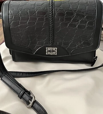 MINNETONKA Couro Sintético Preto, Bolsa de Ombro/Bolsa Transversal/Bolsa Carteira - Imagem 1 de 4