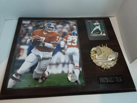 John Elway Denver Broncos Plaque Cover