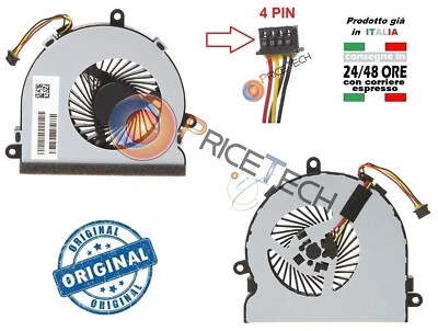 Ventola Fan Ventolina Originale per HP 15-ay006nl p/n SPS-813946-001
