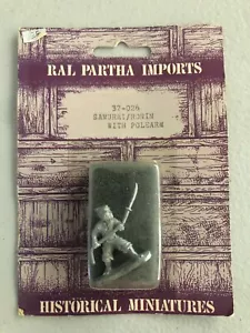 Paquete de Miniaturas Históricas Importaciones Ral Partha Samurai/Ronin con PoleArm 37-026 - Imagen 1 de 1