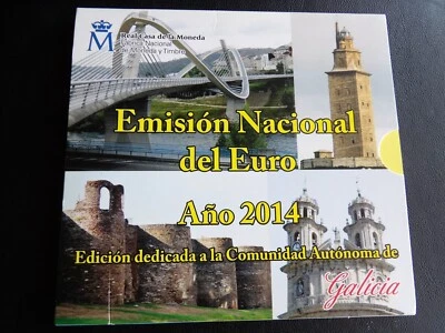 Spain 2014 year coin set from 1 cent - 2 euro 9 coins 5,88 euro in folder - Image 1 of 4
