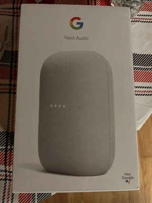 Google Nest Audio Smart Speaker - Chalk - Image 1 of 2