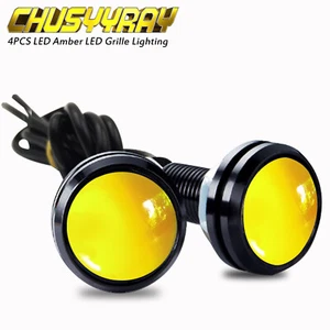 4PCS LED Front Grille Mesh Lighting Kit Accessories for Nissan Frontier Titan - Picture 1 of 9