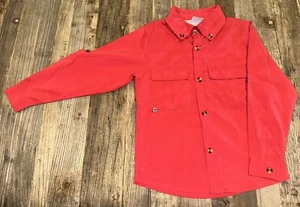 Prodoh Boys Long Sleeve Red Button Up Shirt Size 6  - Picture 1 of 2