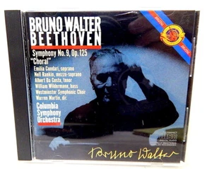 CD BRUNO WALTER BEETHOVEN Symphony No 9, Op. 125 Choral Columbia Orchestra - Picture 1 of 1