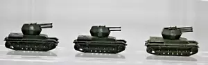 Lot of 3 1:87 Gauge German WW2 Roco Minitanks Panzer IV W/ Anti-Aircraft Guns HO - Picture 1 of 11