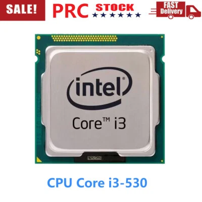 Intel Core i3-530 CPU Dual Core 2.93 GHz 2.5 GT/s Socket LGA 1156 CPU Processor - Image 1 of 4
