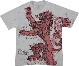 HBO Juego de Tronos CASA LANNISTER LEÓN SIGILO CREST Camiseta S-3XL NUEVA CON ETIQUETAS Licencia - Imagen 1 de 1
