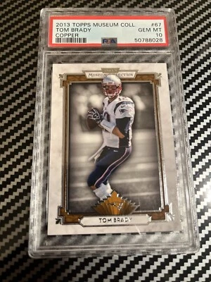 2013 Topps Museum Coll. Tom Brady Copper #67 Psa 10 Gem HOF Goat  - Image 1 of 2