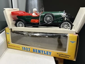 Cragstan 1927 Bentley 1:24 Plastic Model Vintage 1960s Hong Kong Made Boxed - Picture 1 of 23