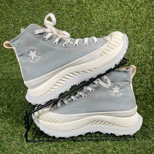 Scarpe da ginnastica Converse donna taglia UK 5 5 Chuck 70 AT CX alte grigie bianche casual