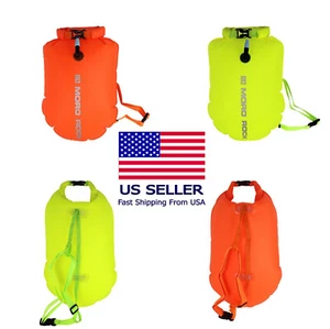 Mororock 20L Highly Visible Swim Buoy Safety Float And Waterproof Dry Bag - Picture 1 of 20