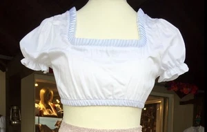 Kinga Mathe kinder Dirndl Bluse, Gr. 128, Baumwolle Designer , Mimi - Bild 1 von 2