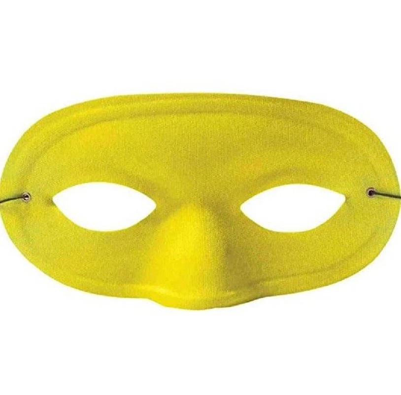 Domino Eye Mask - Satin - Foam - Costume Accessory - Several Colors - Image 1 of 1