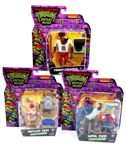 TMNT Mutant Mayhem Super Flies Fly Guy & Small Fry, Mutant Tots, Young Splinter - Imagen 1 de 5