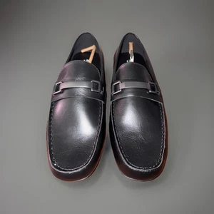 Alfani Herren Egan Mokassinnaht Fahren Halbschuhe Schwarz Größe 10-Neu im Karton - Bild 1 von 5