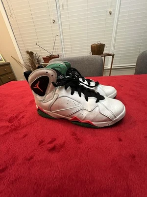 Talla 6.5Y - Nike Air Jordan 7 Retro Verde 705417-138, Viene con Caja, Limpio, 8.5/10 Foto 1 de 4