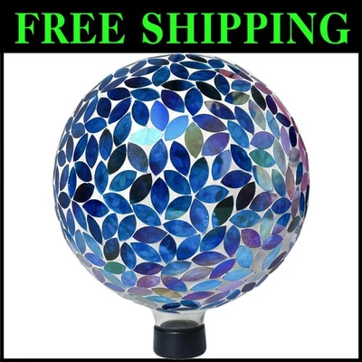 手工制作玻璃凝视球 – 适合花园、庭院和礼物 — 第 1/4 张图片