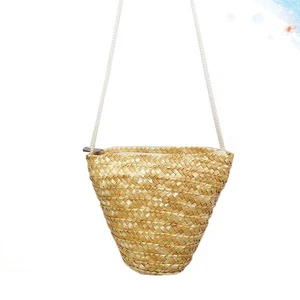 Fashion Crossbody Bag Woven Beach Bag for Women Holiday Phone Bag - Picture 1 of 12