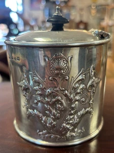 Carrito de té victoriano de plata esterlina de 1897 de Thomas Hayes, Birmingham - 258,6 g - Imagen 1 de 10
