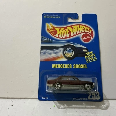 Hot Wheels Mercedes-Benz 380 SEL - 1996 Mainline Series (12346) - 7SP -USED USED - Image 1 of 4