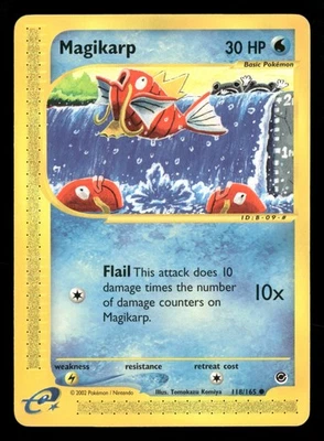 Magikarp - 118/165 - Common - Expedition - Pokemon Card - MP - Image 1 of 2