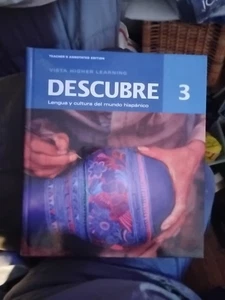 Descubre 3 Teacher's Annotated Edition Vista Higher Learning 2014 HC New - Picture 1 of 2