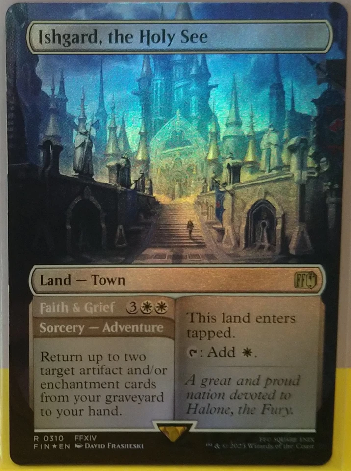 MTG - Final Fantasy - Ishgard, the Holy See (310) *Borderless Foil* - Bild 1 von 1