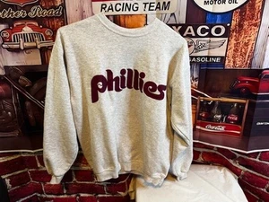 Sudadera vintage de los Philadelphia Phillies Hanes Ecosmart talla mediana - Imagen 1 de 5