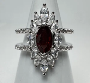 Size 9 Bomb Party January Ring - RBP8597 She's A Stunning Moment - Picture 1 of 5