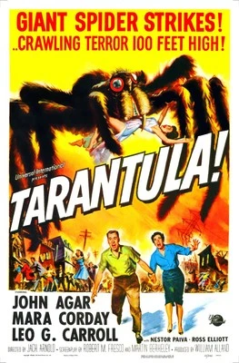 TARÂNTULA! (1955) uma folha 27"x41" pôster clássico de filme de ficção científica profundamente restaurado! - Imagem 1 de 4
