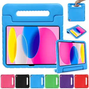 For iPad 10 9 8 7 6 5 4 3 2nd Gen Kids Shockproof Handle Type Tablet Case Cover - Picture 1 of 48