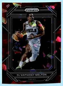2022-23 Panini Prizm De'Anthony Melton #36 Red Ice 76ers - Picture 1 of 2