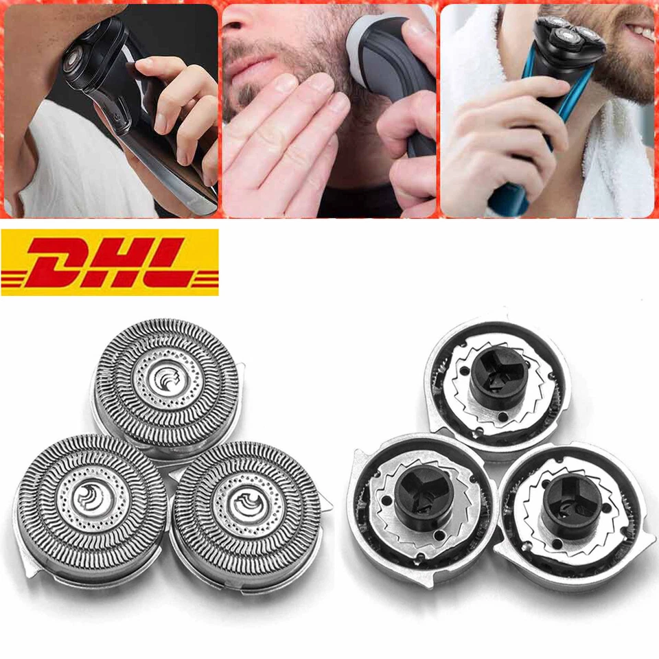 LYN Scherköpfe HQ 9 Speed XL für Philips Rasierer HQ9 Modelle 3Stück PROFI Ersatz DE