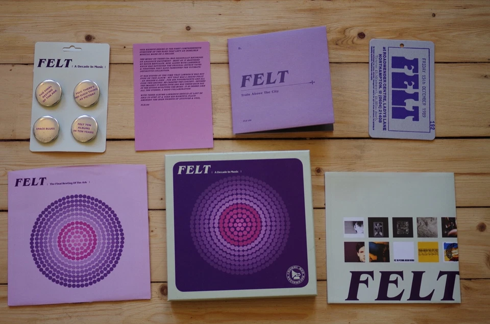 FELT - TRAIN ABOVE THE CITY (REMASTERED CD+7'' BOX SET)   CD Box Set  (Feelies) - Bild 1 von 1