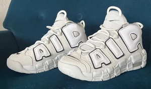 Nike Air More Uptempo GS Photon Dust Silver Casual Shoes Size 5Y - Picture 1 of 11