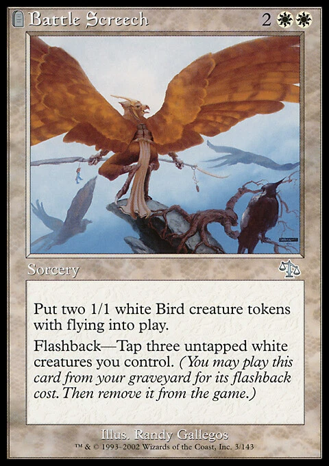 Magic the Gathering MTG Battle Screech (3) Judgment   LP - Image 1 of 1