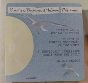 Taylor Swift 1989 Taylors Version Sunrise Boulevard Yellow Vinyl NIP - Picture 1 of 5