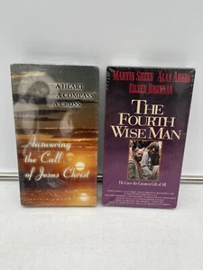 2 Sealed Religious VHS Tapes The 4th Wise Man/Answering The Call of Jesus Christ - Foto 1 di 8