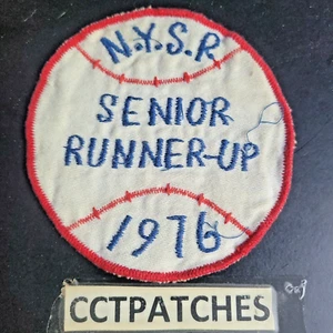 VINTAGE 1976 NYSR SENIOR RUNNER-UP BASEBALL PATCH - Bild 1 von 2