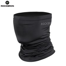 ROCKBROS Spring Cycling Face MaskIce Fabric Anti-UV Breathable Sunshade  Black 