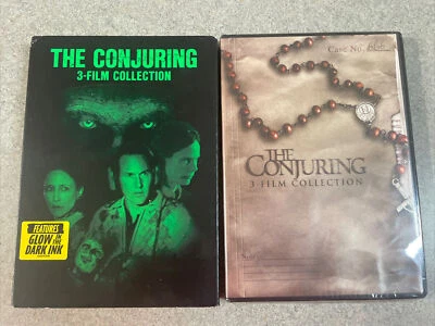 The Conjuring 3 Film Collection DVD - Glow in the Dark Slipcover - New - Image 1 of 2
