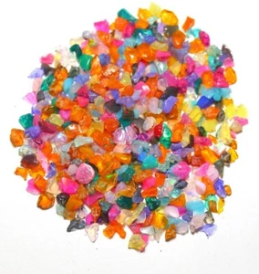 100 Pcs Lot AAA Natural Multi Flash Ethiopian Opal Rough Welo Fire Opal Stone - Picture 1 of 1