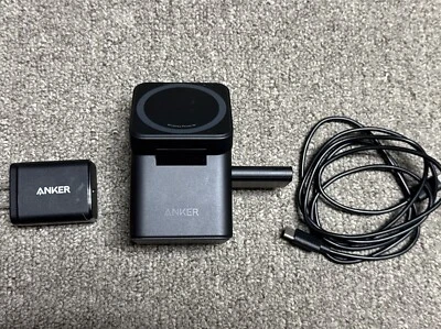 Anker MagGo 3-in-1 Cube Charging Station With Qi2 For iPhone Airpod Apple Watch - Image 1 of 4
