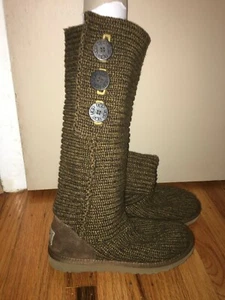 UGG AUSTRALIA LADIES BROWN COLOR WINTER BOOTS SHOES SIZE 8 - Picture 1 of 7