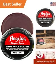 Quick Easy Application Shoe Wax: Rich Color, High Shine - Waterproof - 3oz