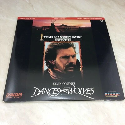 Dances With Wolves Laserdisc LD Double Disc Set Widescreen Kevin Costner - Image 1 of 4