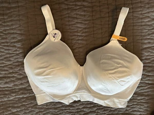 NWT New Bali One Smooth U Wirefree Bra Full Coverage Cream Size 42DD - Picture 1 of 3